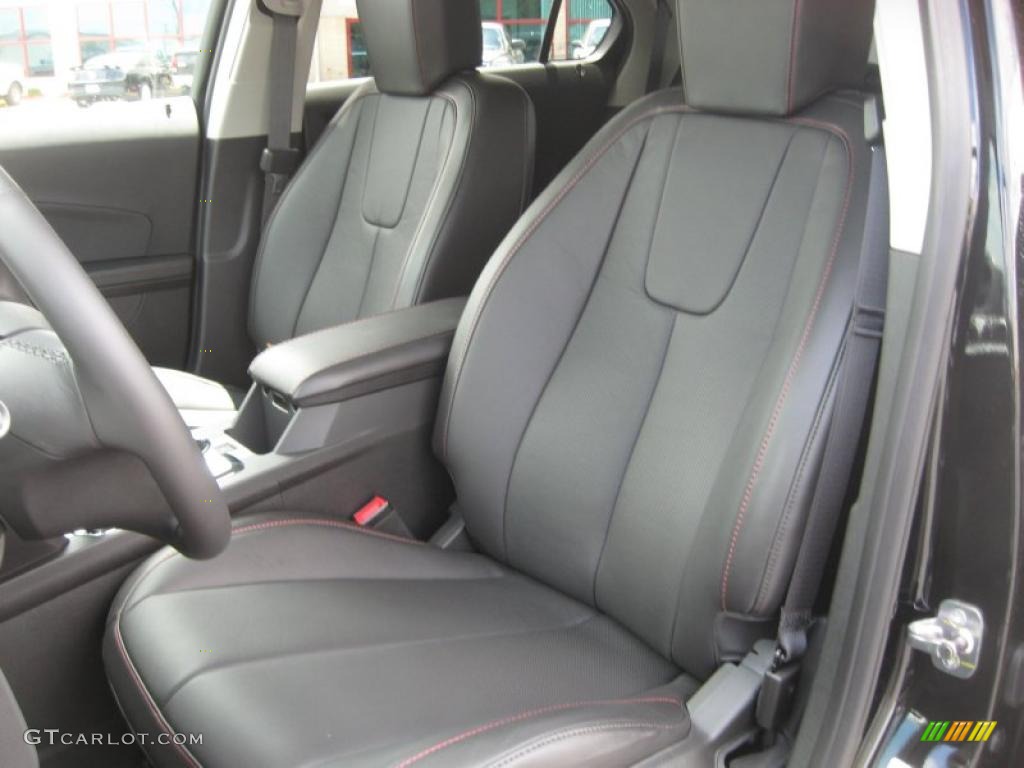 Jet Black Interior 2011 Chevrolet Equinox LT Photo #49863125