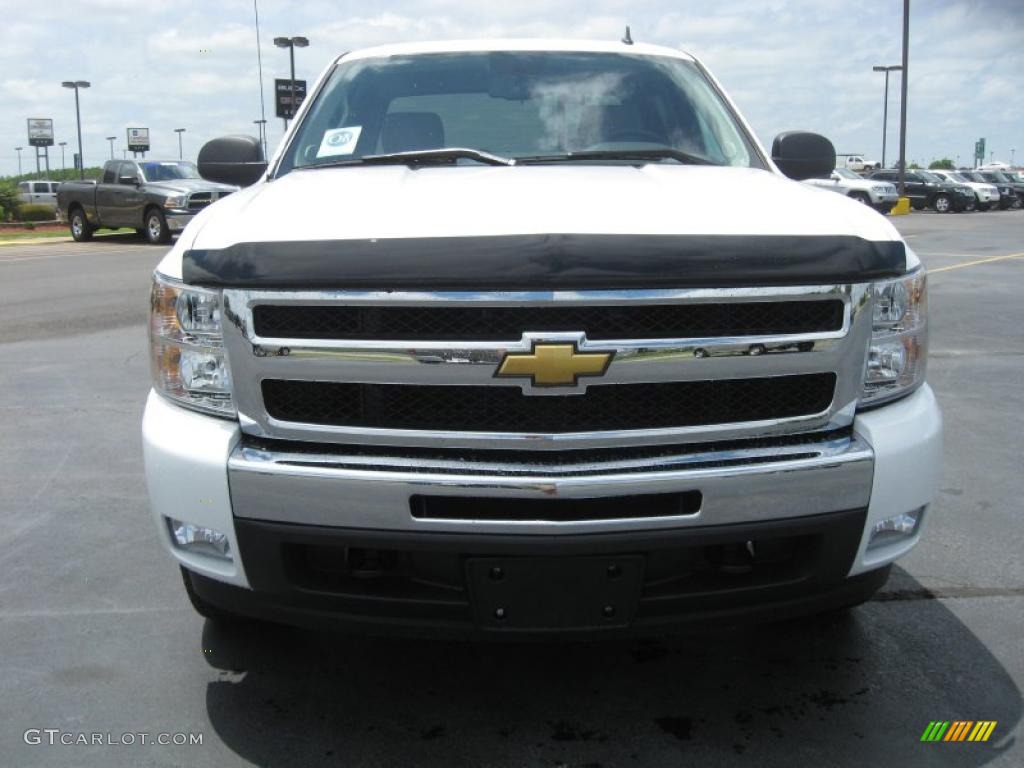 2011 Silverado 1500 LT Crew Cab 4x4 - Summit White / Light Titanium/Ebony photo #2