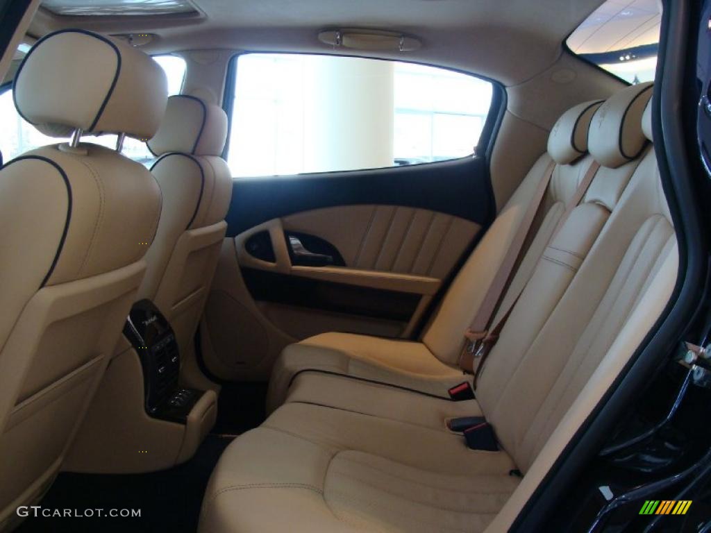 2011 Quattroporte S - Blu Oceano (Blue Metallic) / Pearl Beige photo #12