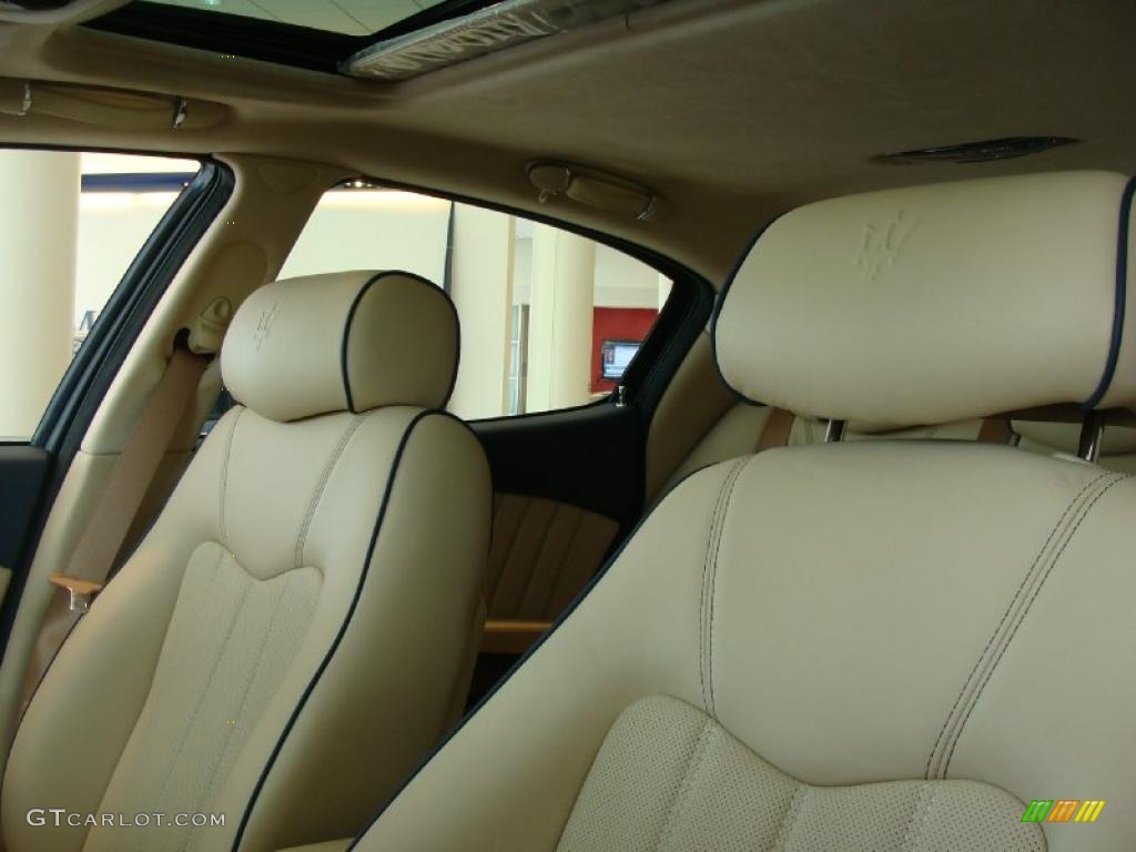 2011 Quattroporte S - Blu Oceano (Blue Metallic) / Pearl Beige photo #15
