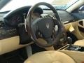 Pearl Beige Steering Wheel Photo for 2011 Maserati Quattroporte #49863401
