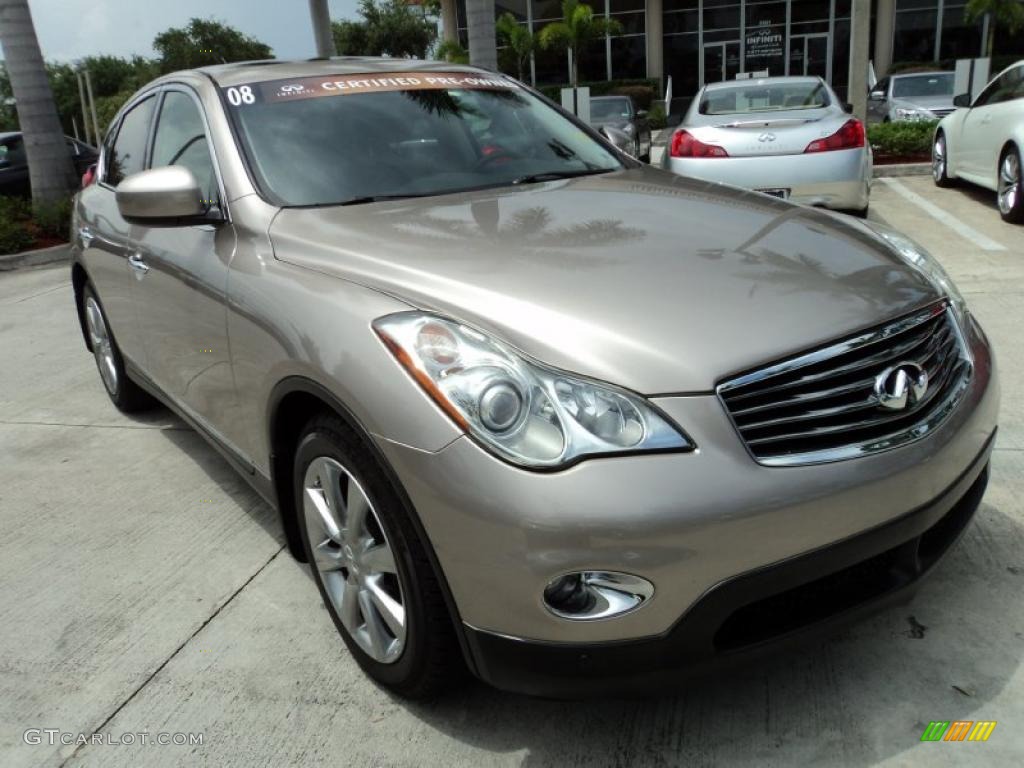 Scarlet Silver 2008 Infiniti EX 35 Journey Exterior Photo #49863428