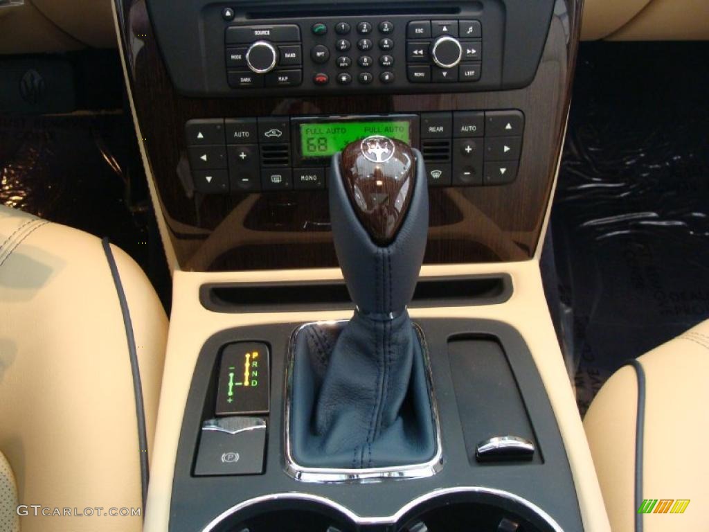 2011 Quattroporte S - Blu Oceano (Blue Metallic) / Pearl Beige photo #23