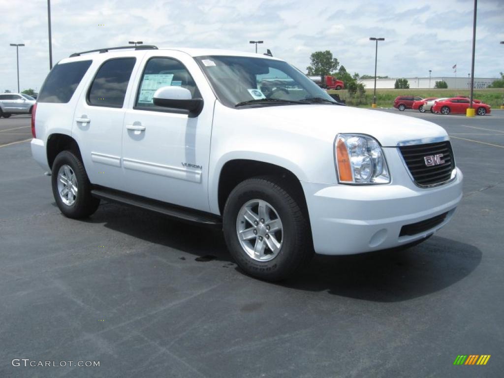 Summit White 2011 GMC Yukon SLE Exterior Photo #49863500