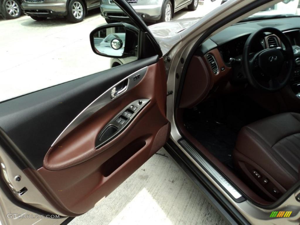 2008 Infiniti EX 35 Journey Chestnut Door Panel Photo #49863632