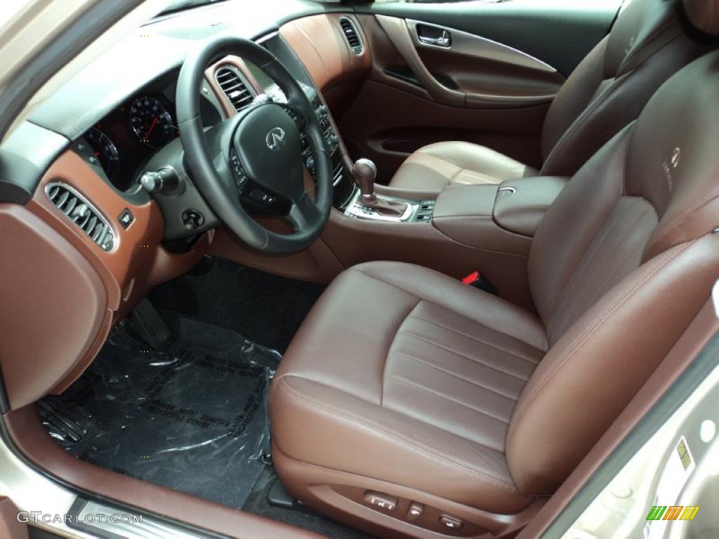 Chestnut Interior 2008 Infiniti EX 35 Journey Photo #49863644