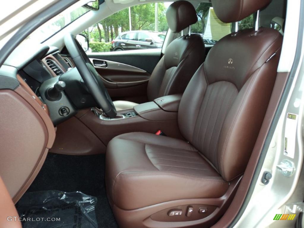 Chestnut Interior 2008 Infiniti EX 35 Journey Photo #49863659
