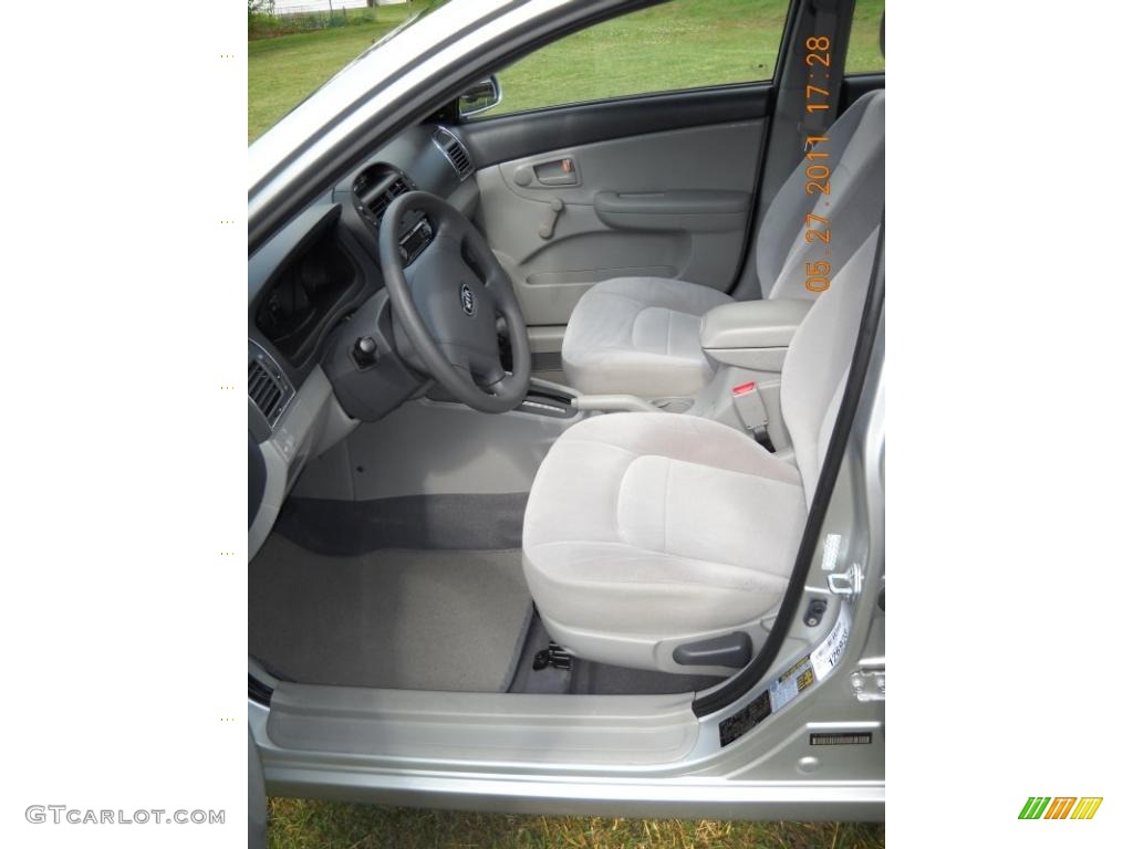 2009 Kia Spectra LX Sedan Interior Color Photos