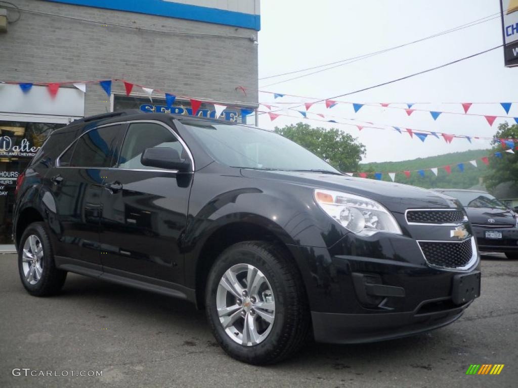 2011 Equinox LT AWD - Black Granite Metallic / Jet Black photo #3