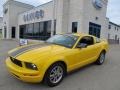 2005 Screaming Yellow Ford Mustang V6 Premium Coupe  photo #1
