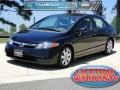Nighthawk Black Pearl - Civic LX Sedan Photo No. 1