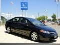 Nighthawk Black Pearl - Civic LX Sedan Photo No. 2