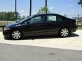 Nighthawk Black Pearl - Civic LX Sedan Photo No. 7