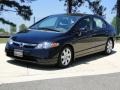 Nighthawk Black Pearl - Civic LX Sedan Photo No. 9