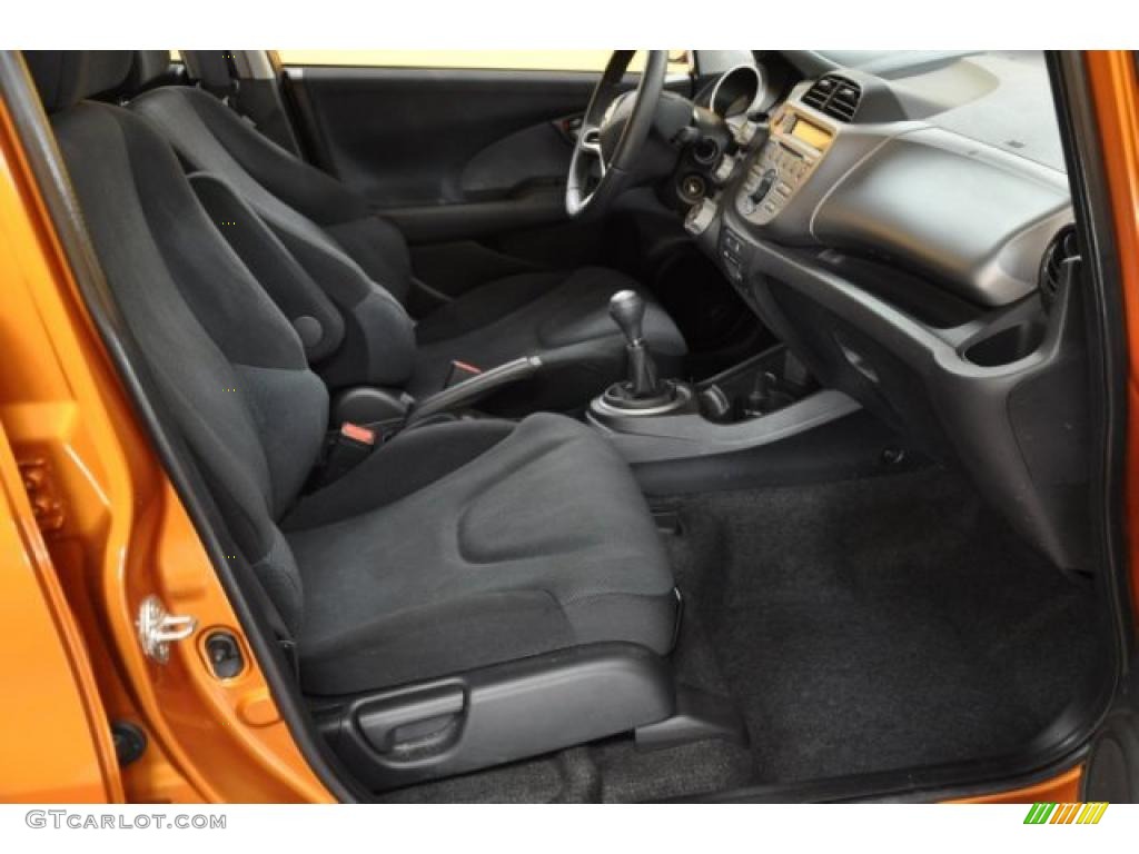 Sport Black Interior 2010 Honda Fit Sport Photo #49864853
