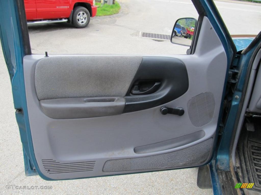 1994 Ford Ranger XLT Regular Cab 4x4 Grey Door Panel Photo #49864994