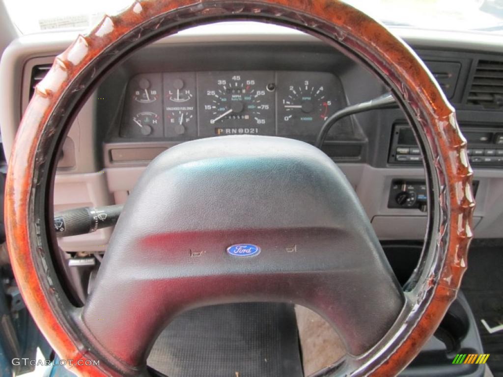 1994 Ranger XLT Regular Cab 4x4 - Cayman Green Metallic / Grey photo #7