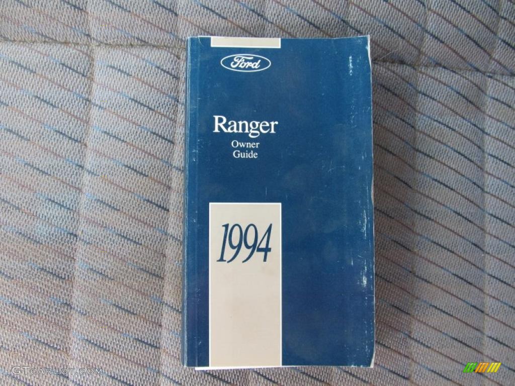1994 Ford Ranger XLT Regular Cab 4x4 Books/Manuals Photo #49865075