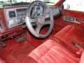 Red 1993 GMC Sierra 1500 SLE Regular Cab Interior Color
