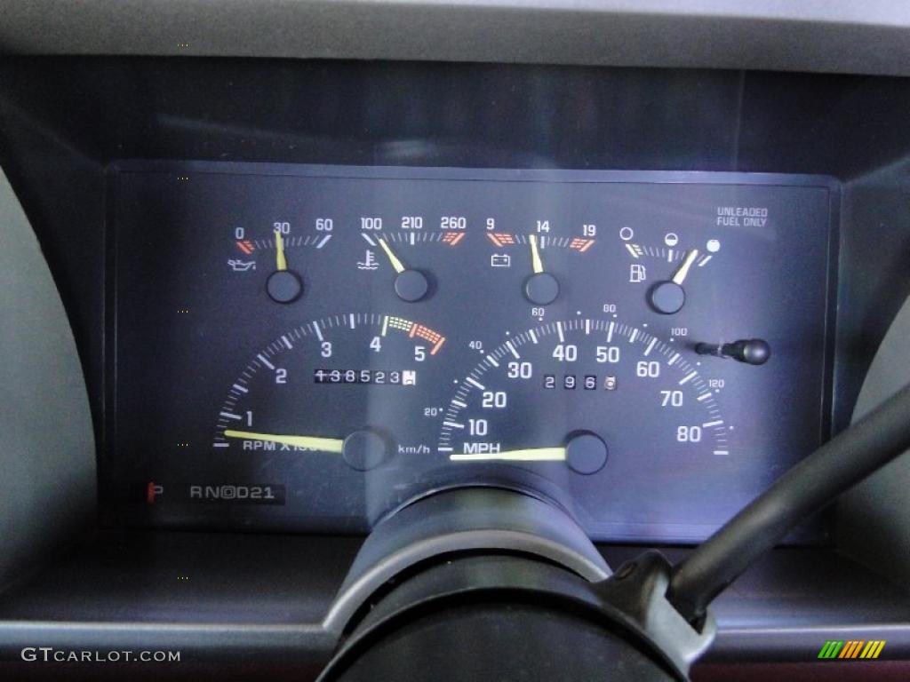 1993 GMC Sierra 1500 SLE Regular Cab Gauges Photo #49865264