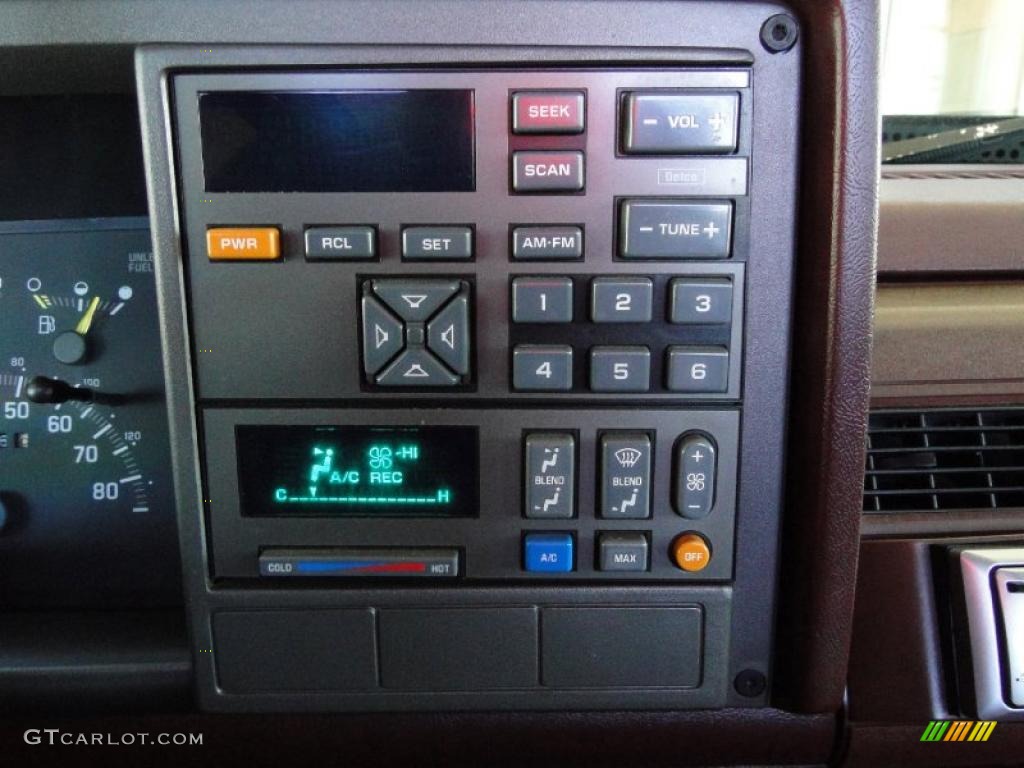 1993 GMC Sierra 1500 SLE Regular Cab Controls Photos