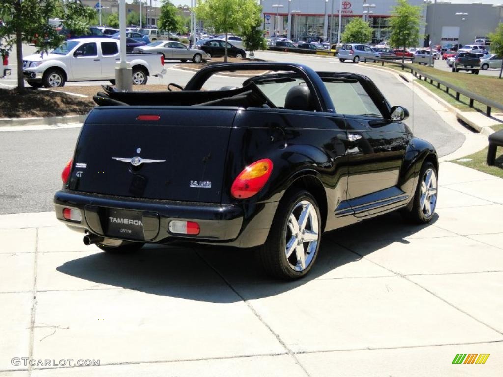 2005 PT Cruiser GT Convertible - Black / Dark Slate Gray photo #6