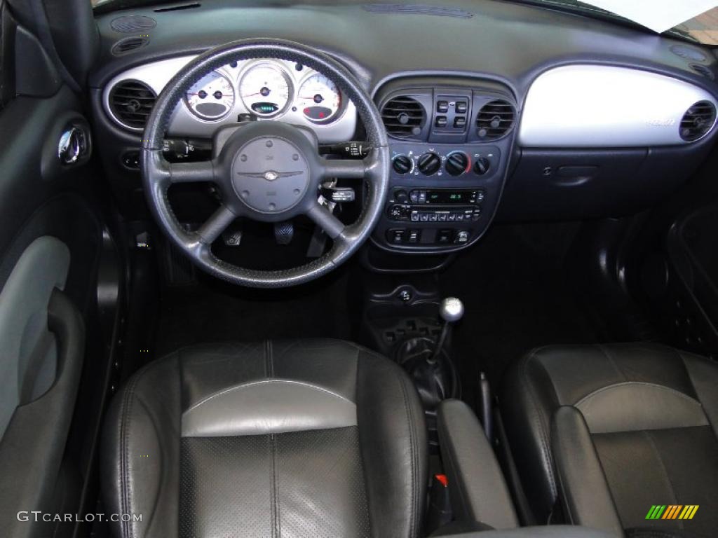 2005 Chrysler PT Cruiser GT Convertible Dark Slate Gray Dashboard Photo #49866308