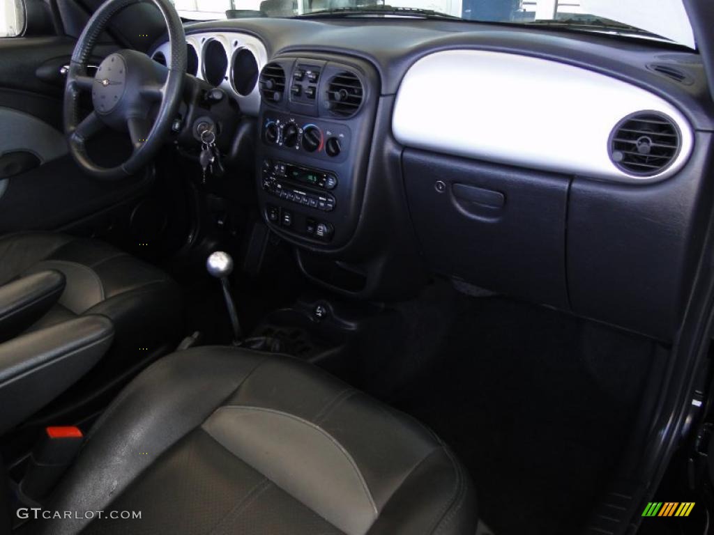 Dark Slate Gray Interior 2005 Chrysler PT Cruiser GT Convertible Photo #49866395