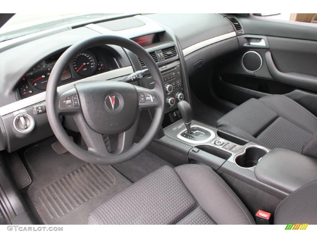 2009 Pontiac G8 Sedan Onyx Dashboard Photo #49867082