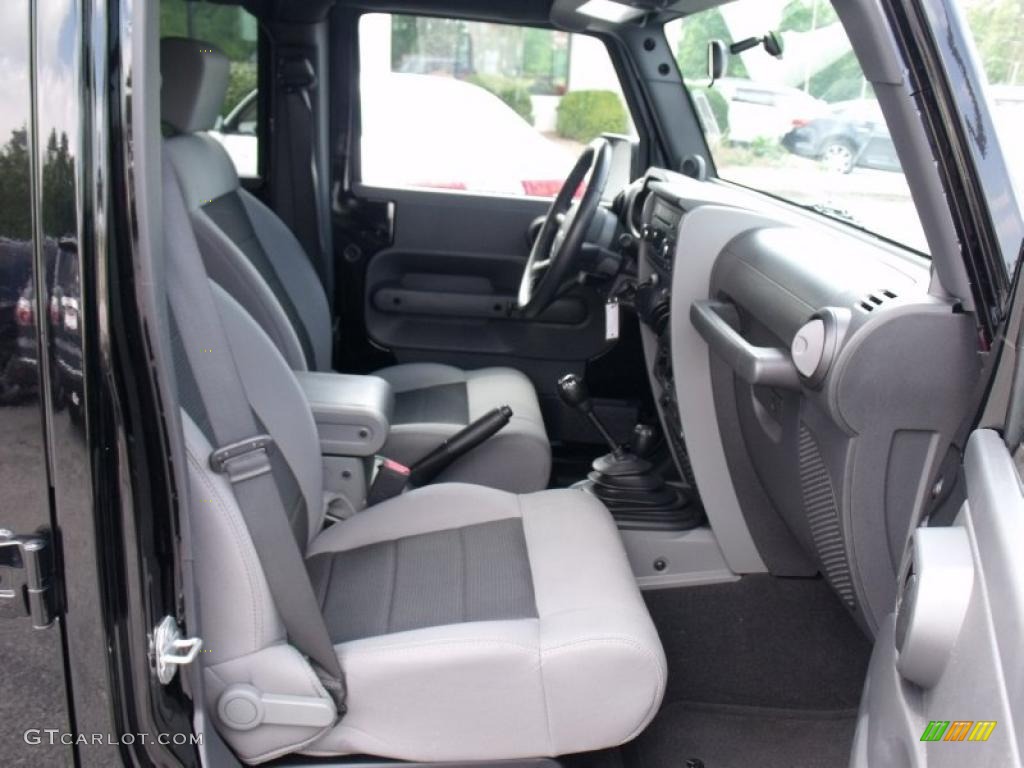 Dark Slate Gray/Medium Slate Gray Interior 2010 Jeep Wrangler Unlimited Rubicon 4x4 Photo #49868489