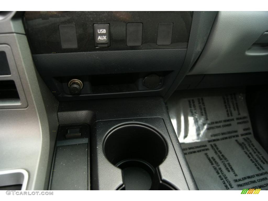 2010 Tundra TRD Double Cab 4x4 - Slate Gray Metallic / Graphite Gray photo #33
