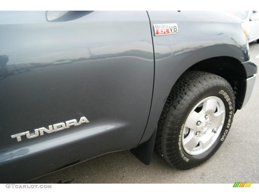 2010 Tundra TRD Double Cab 4x4 - Slate Gray Metallic / Graphite Gray photo #37