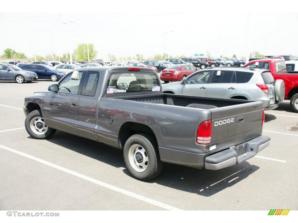 2001 Dakota Club Cab - Graphite Gray Pearl Metallic / Dark Slate Gray photo #3