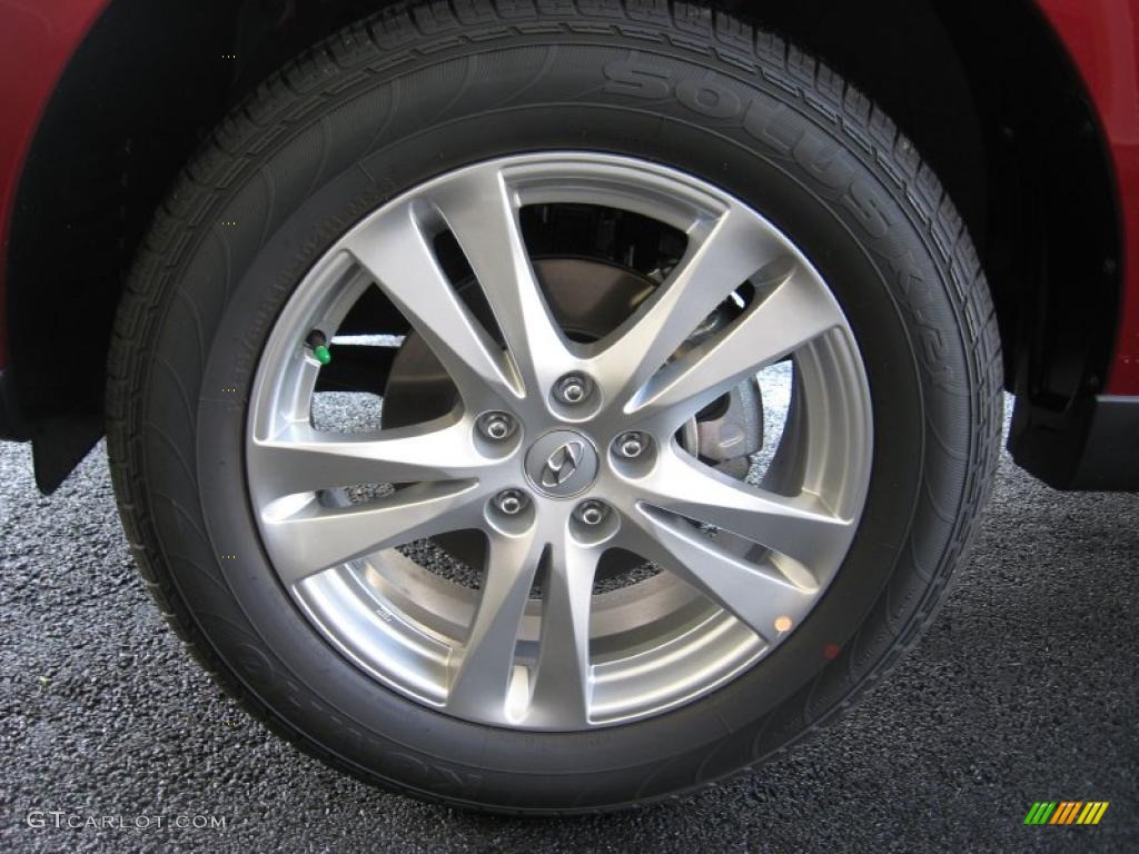 2011 Hyundai Santa Fe SE Wheel Photo #49870646