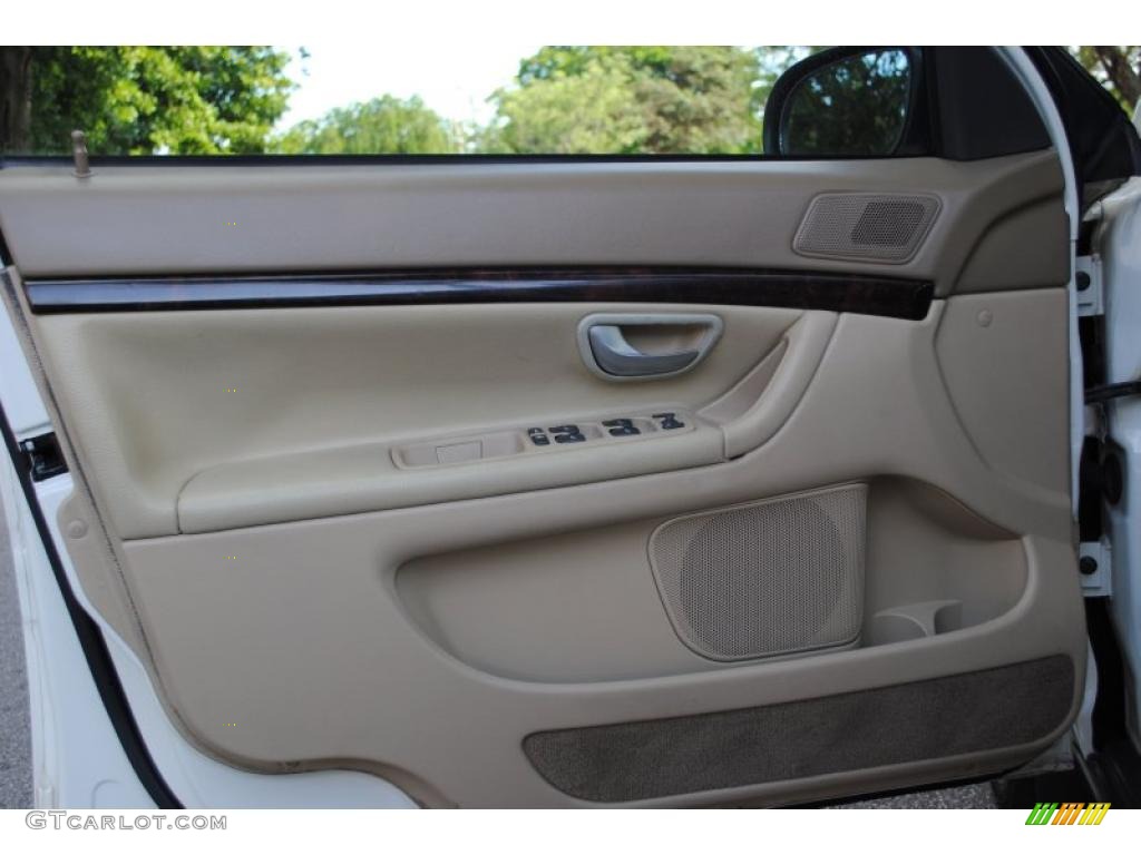 2002 Volvo S80 T6 Taupe/LightTaupe Door Panel Photo #49871288