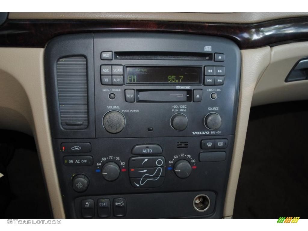 2002 S80 T6 - White / Taupe/LightTaupe photo #60