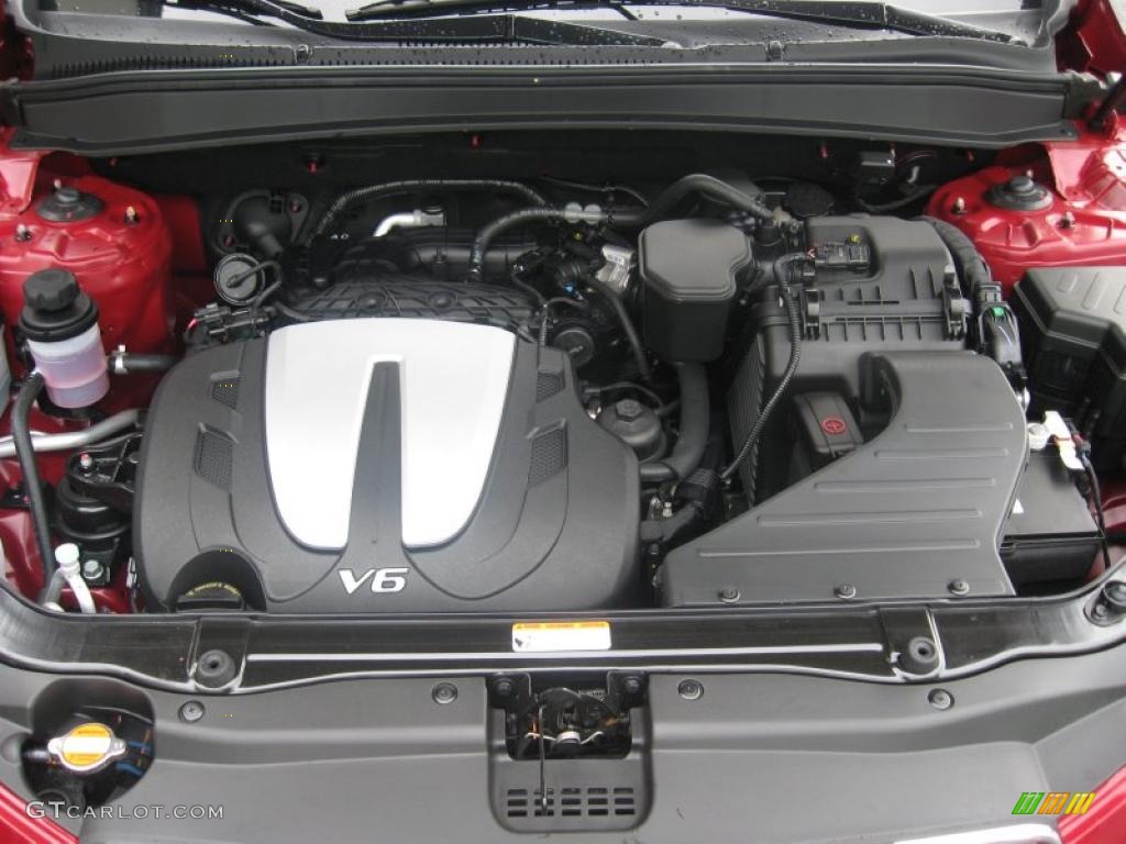 2011 Hyundai Santa Fe SE 3.5 Liter DOHC 24-Valve VVT V6 Engine Photo #49871915