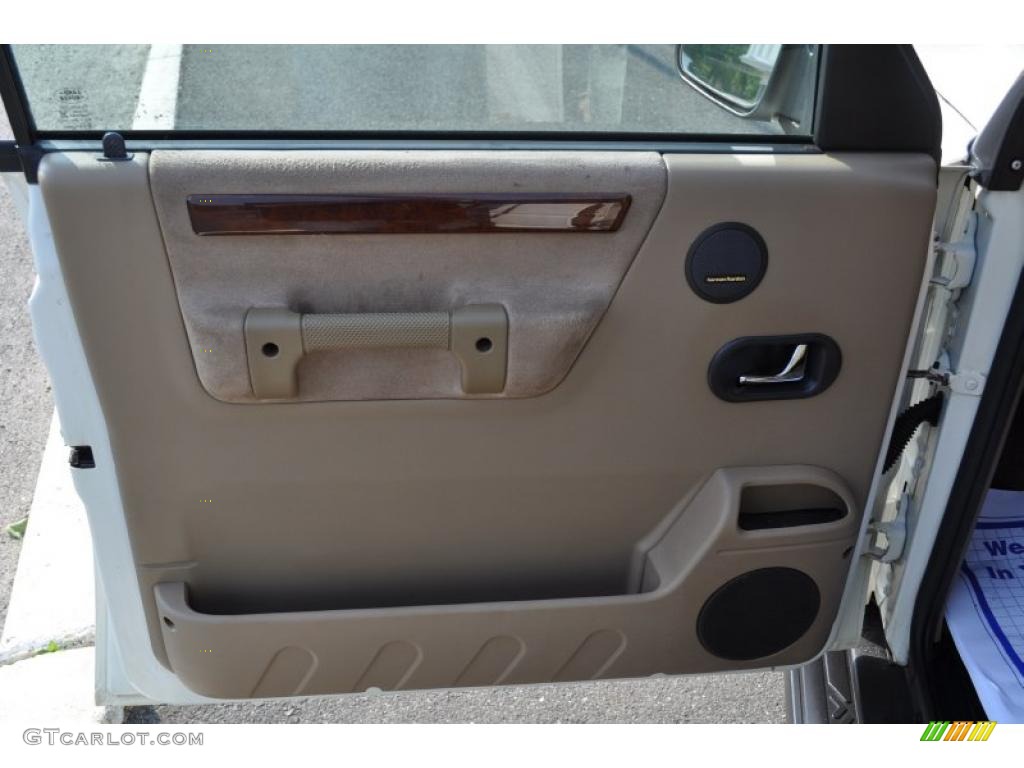 1999 Land Rover Discovery Series II Bahama Beige Door Panel Photo #49871969