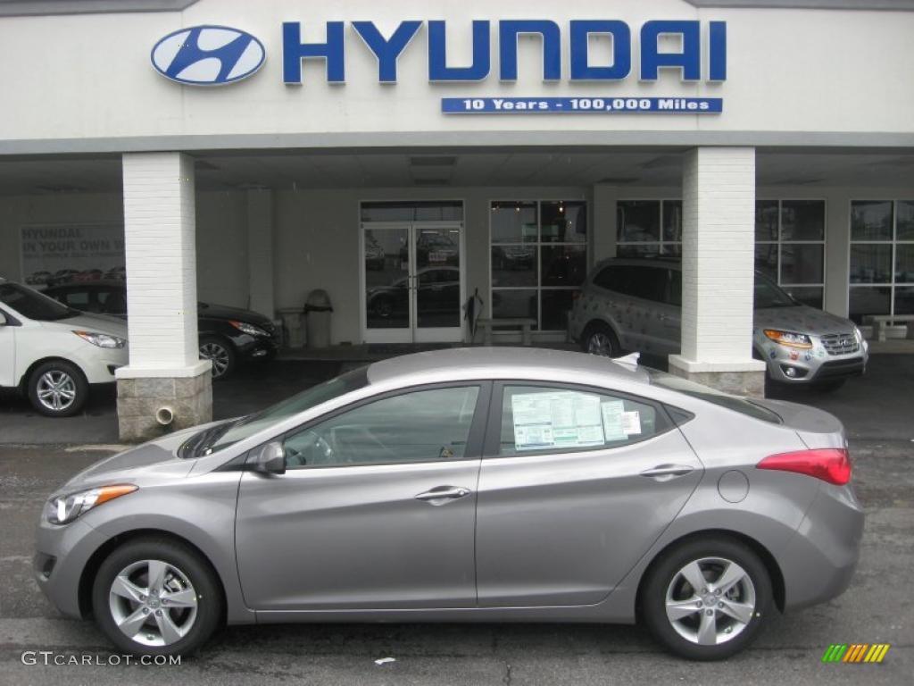 2011 Elantra GLS - Titanium Gray Metallic / Gray photo #1