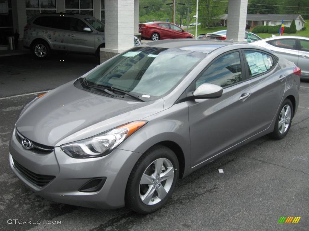 Titanium Gray Metallic 2011 Hyundai Elantra GLS Exterior Photo #49872245