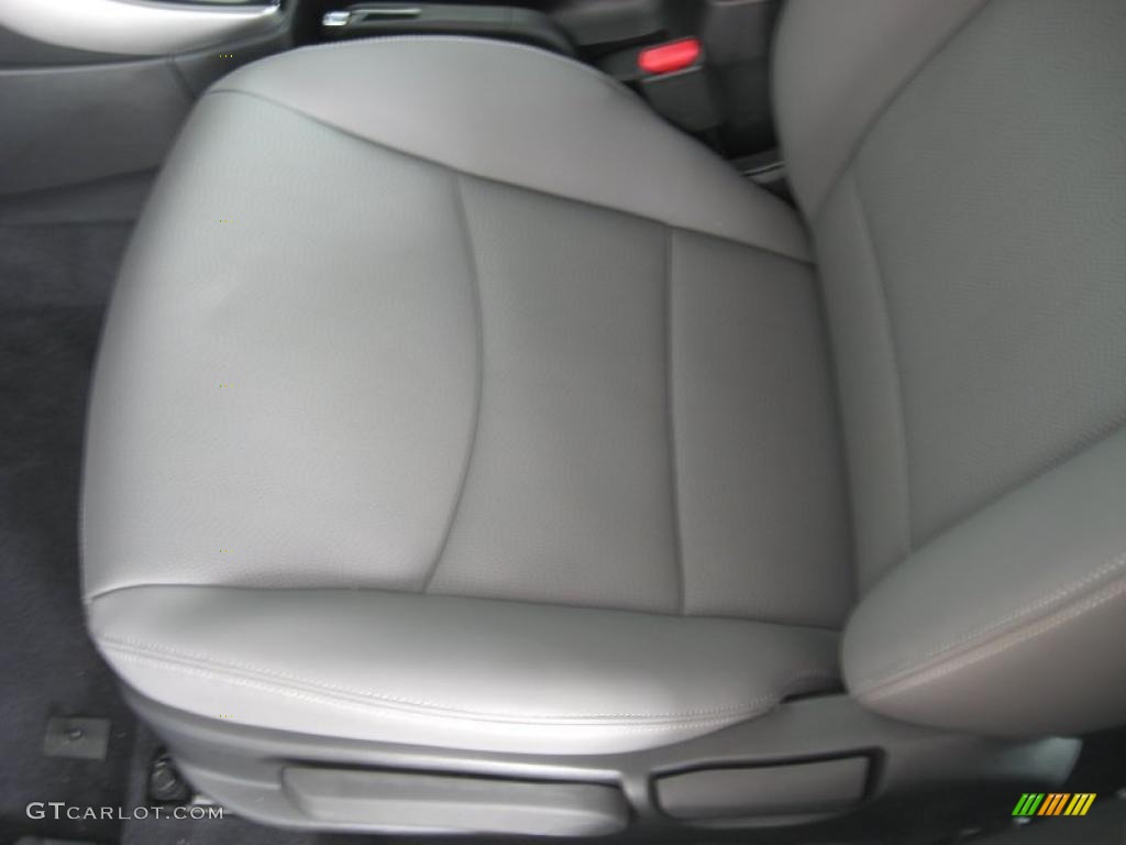 2011 Elantra Limited - Shimmering Silver Metallic / Gray photo #14