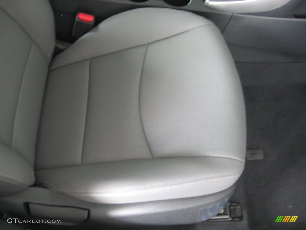 2011 Elantra Limited - Shimmering Silver Metallic / Gray photo #20