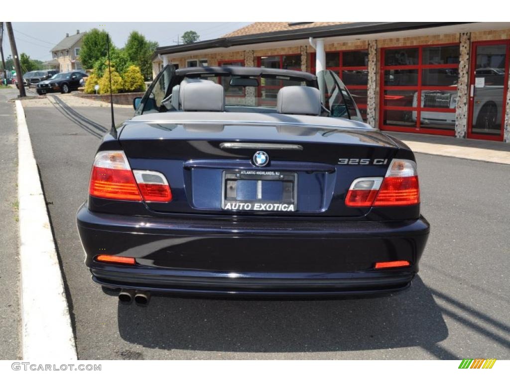 2003 3 Series 325i Convertible - Orient Blue Metallic / Grey photo #23