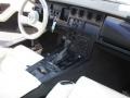 1988 Chevrolet Corvette White Interior Dashboard Photo