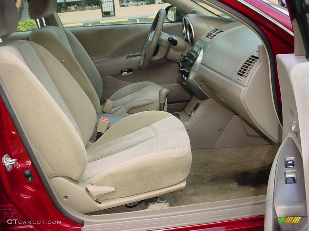 2004 Altima 2.5 S - Sonoma Sunset Pearl Red / Blond photo #14