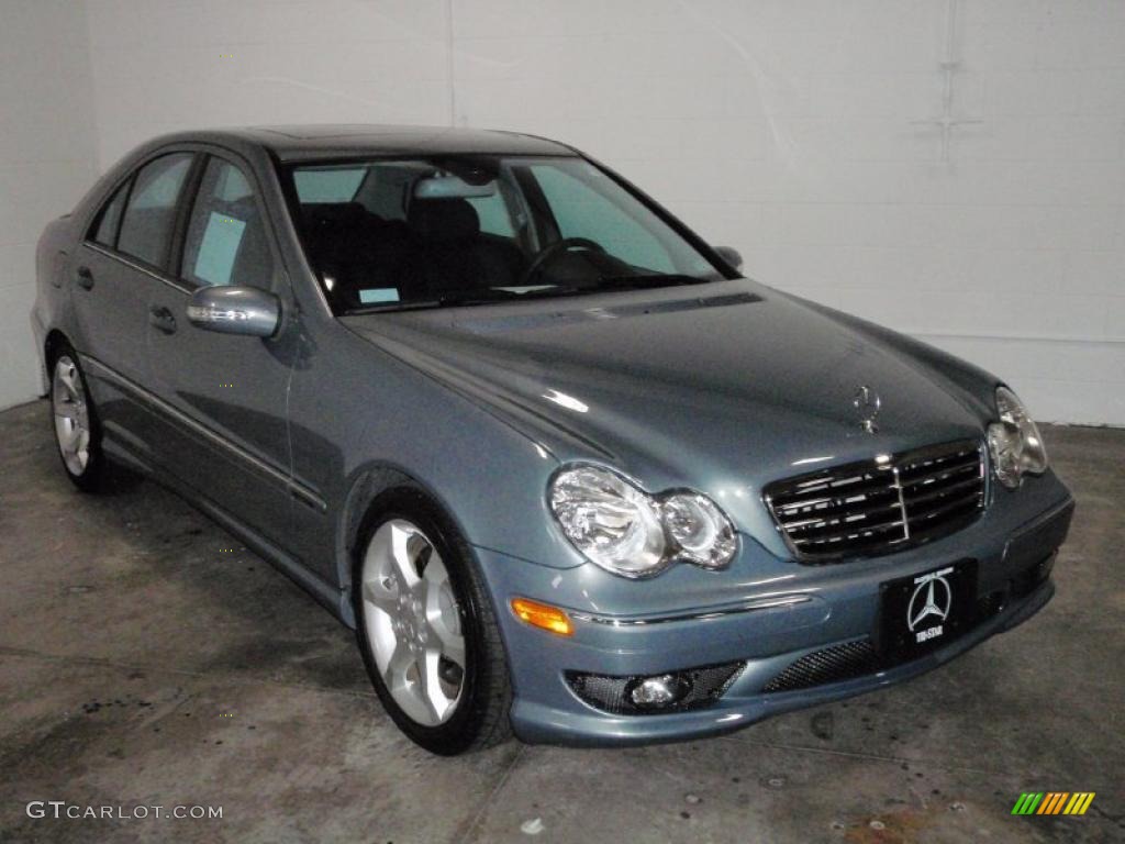 2007 C 230 Sport - Granite Grey Metallic / Black photo #1