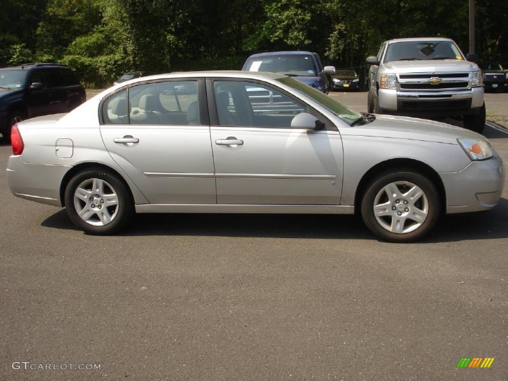 2006 Malibu LT Sedan - Silverstone Metallic / Titanium Gray photo #7