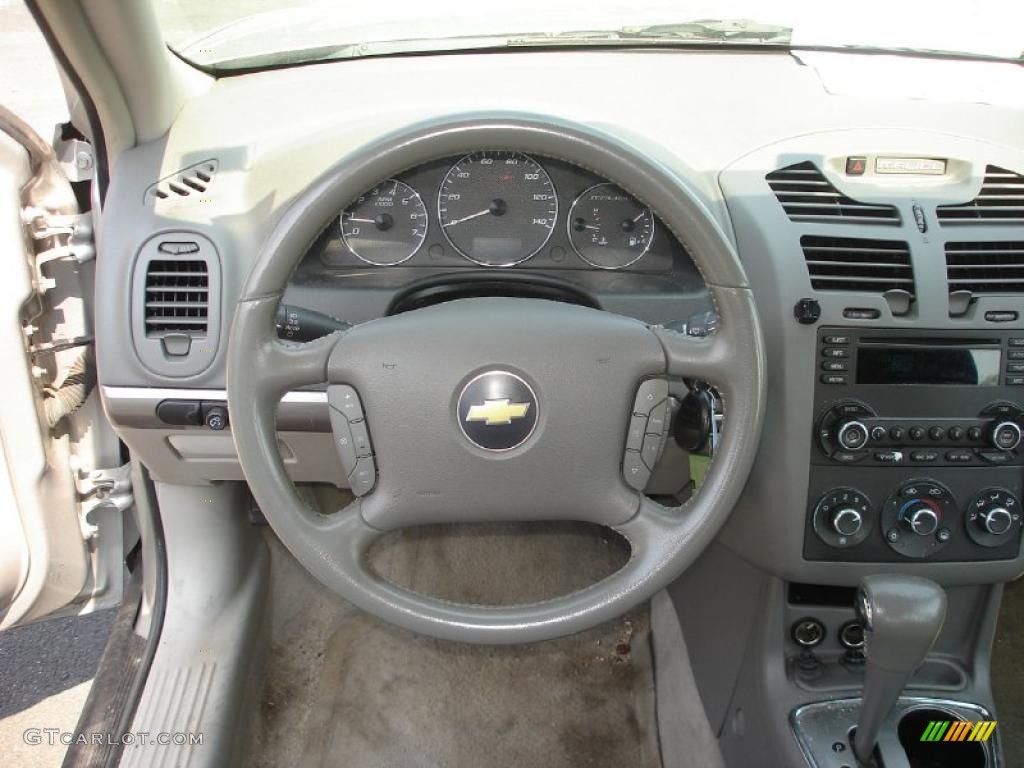 2006 Malibu LT Sedan - Silverstone Metallic / Titanium Gray photo #13