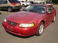 1999 Laser Red Metallic Ford Mustang V6 Coupe  photo #1