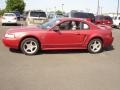 Laser Red Metallic 1999 Ford Mustang V6 Coupe Exterior
